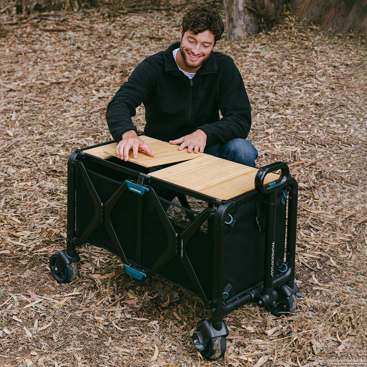 Multi-functional tabletop utility wagon